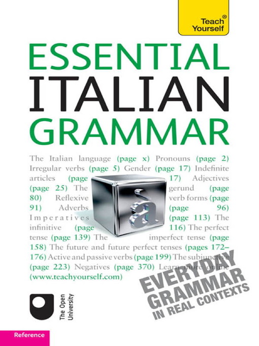 Essential Italian Grammar (eBook)